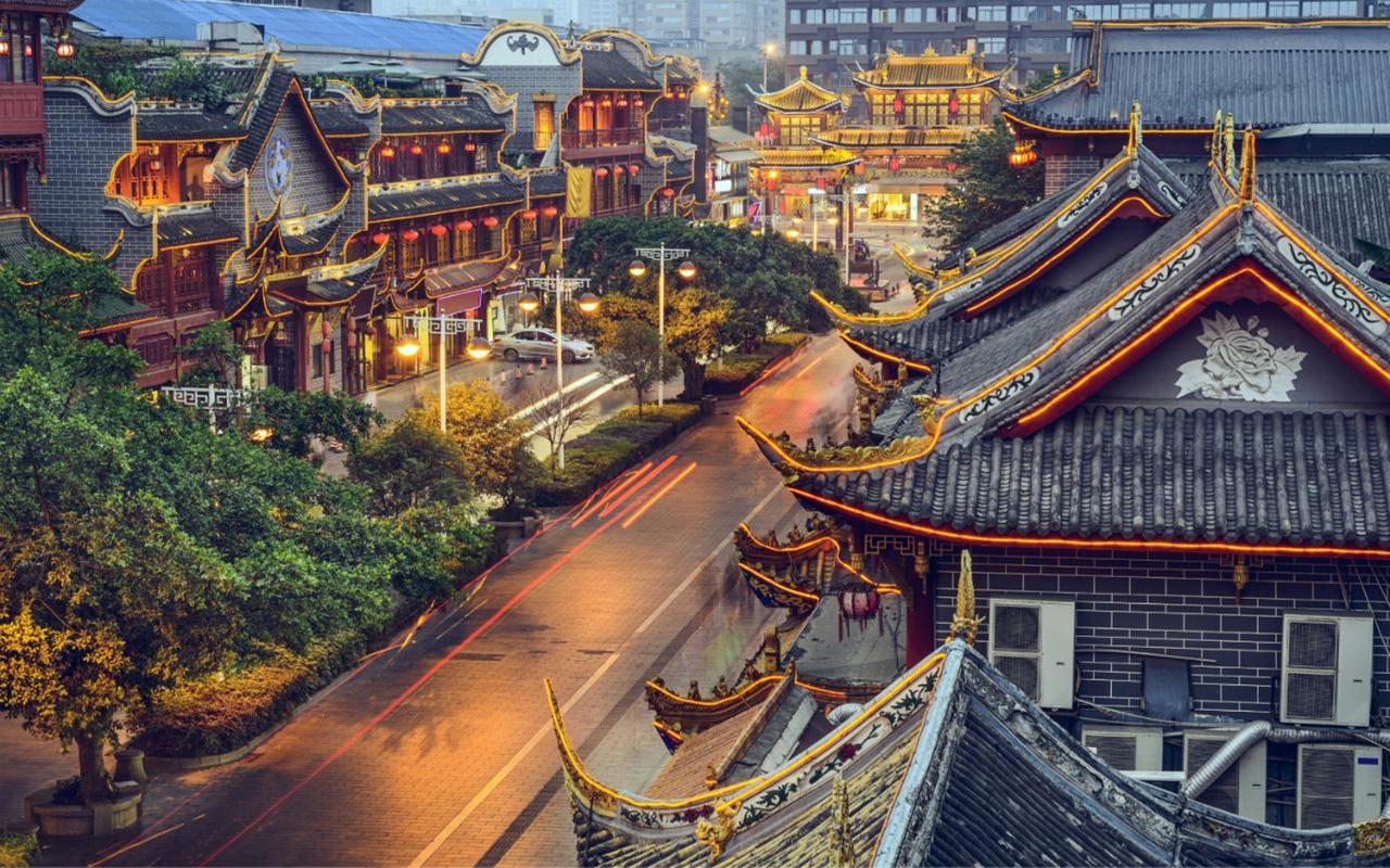 Chengdu Airport Ruijia Hotel Exterior foto